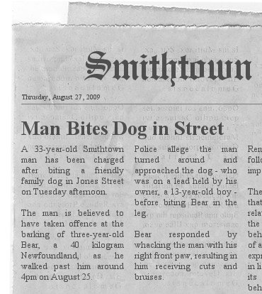 Newspaper Clipping Generator