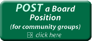 Post a Board Postion for your Community Group