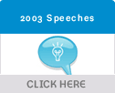Communities in Control Speeches 2003