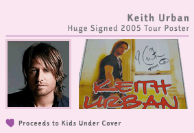 Keith Urban Signed Poster