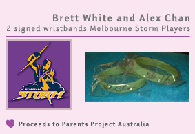 Melbourne Storm Signed Wristband