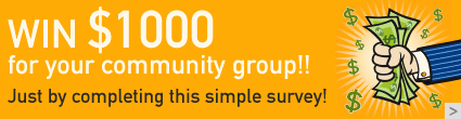 Win $1000 for your community group