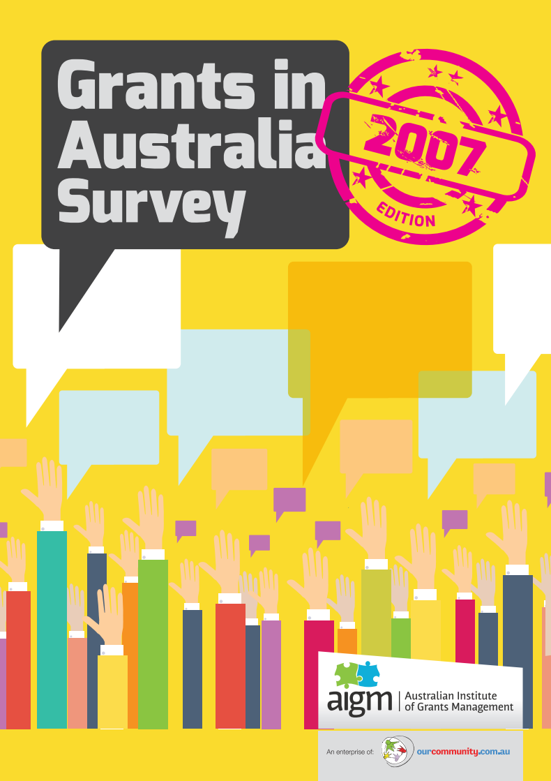 About the Grants in Australia research study Australian Institute of